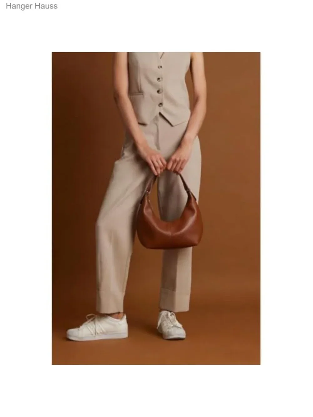Vegan Leather Hobo Shoulder Bag Woven Y2K Purse Handbag Tote